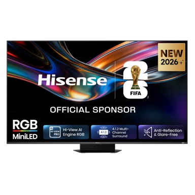 HISENSE RGB Mini LED TV 65UR9S, 65", 4K, 180 Hz, Smart TV